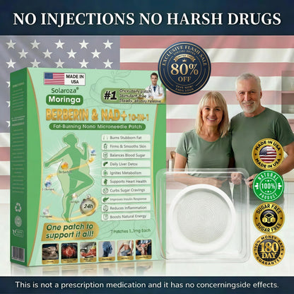 Official Solaroza® Centre | ✅ High-Precision 10-in-1 Weight Loss Patch with Berberine & NAD+